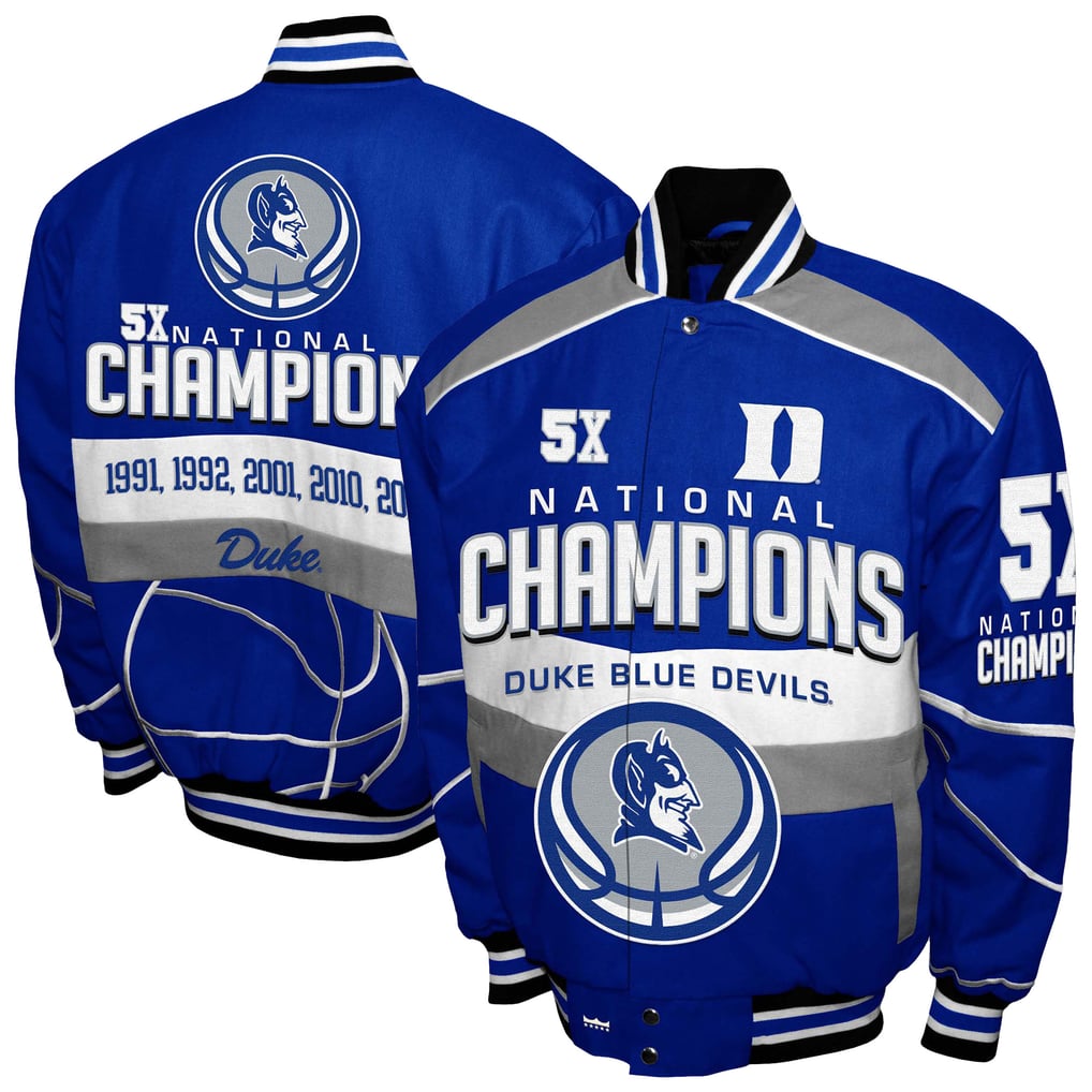 Duke Blue Devils Franchise Club Cotton Twill Full-Snap Jacket - Royal